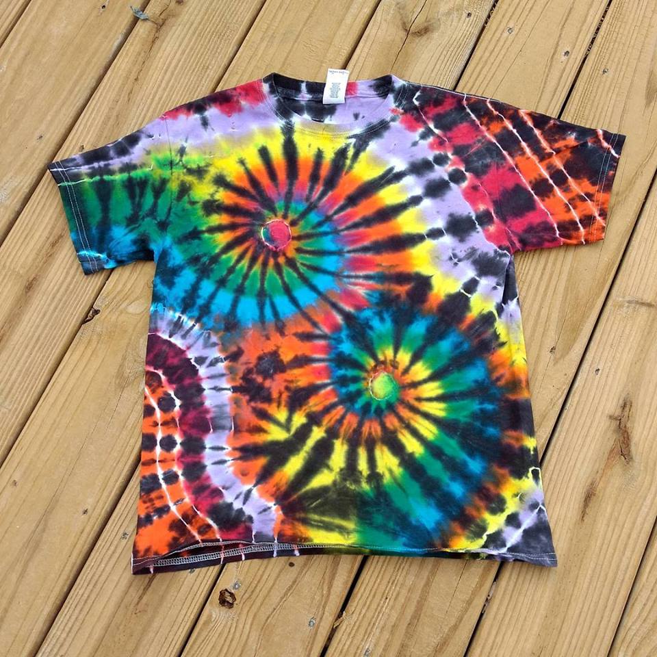 Double Spiral tie-dyed shirt.